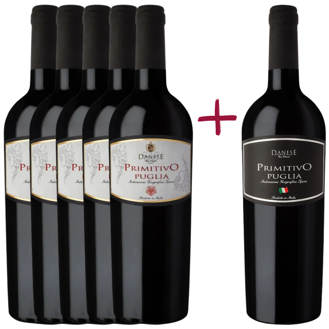 Primitivo Puglia I.G.T. Danese 5+1