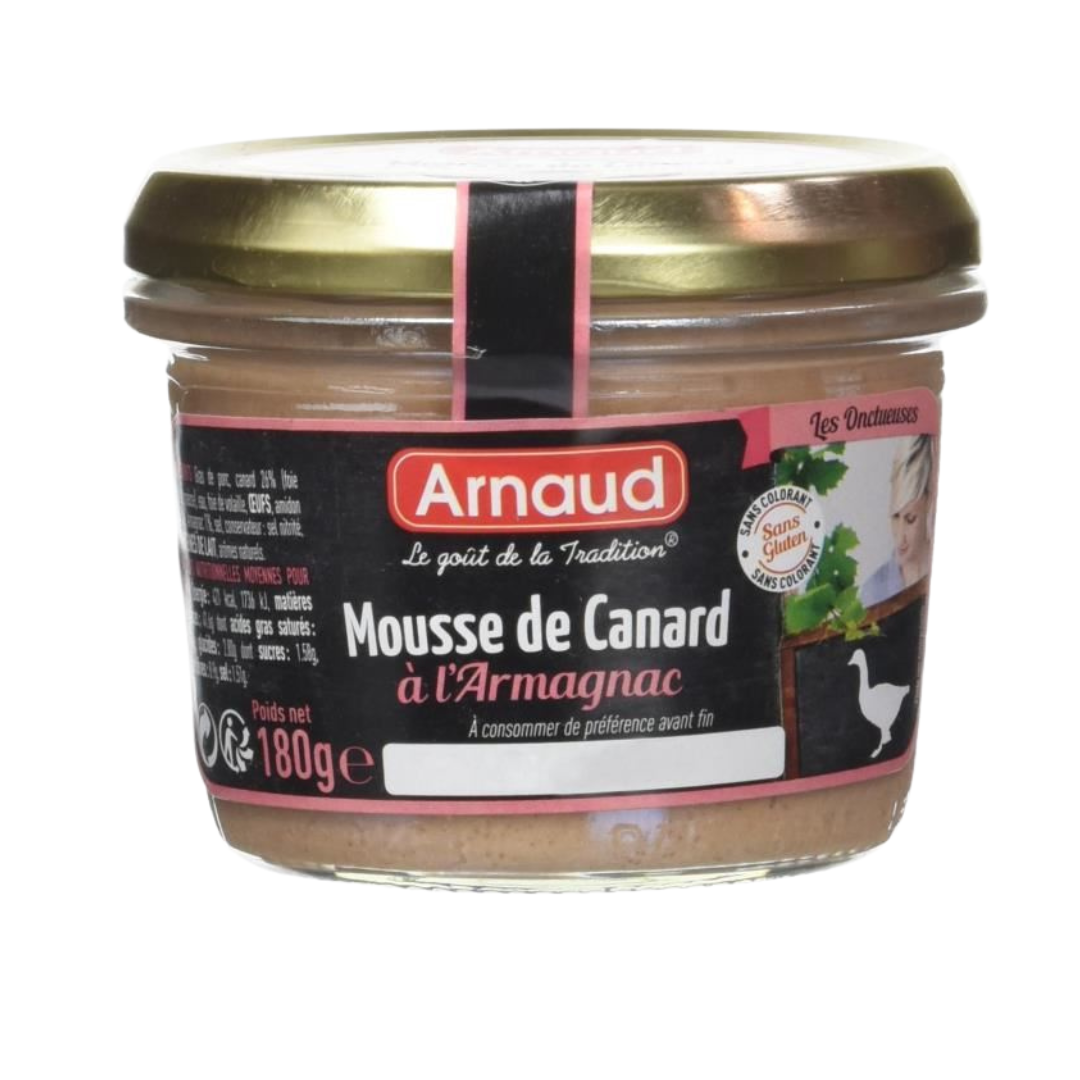 Mousse de Canard á l´Armagnac 180 gr.(Paštika kachní s Armagnacem)