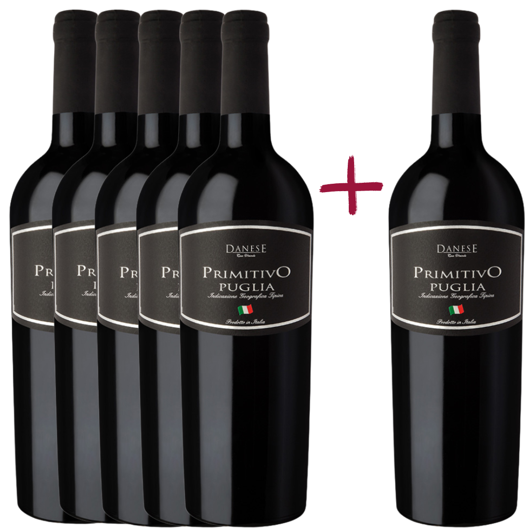 Primitivo Puglia I.G.T. Danese 5 + 1