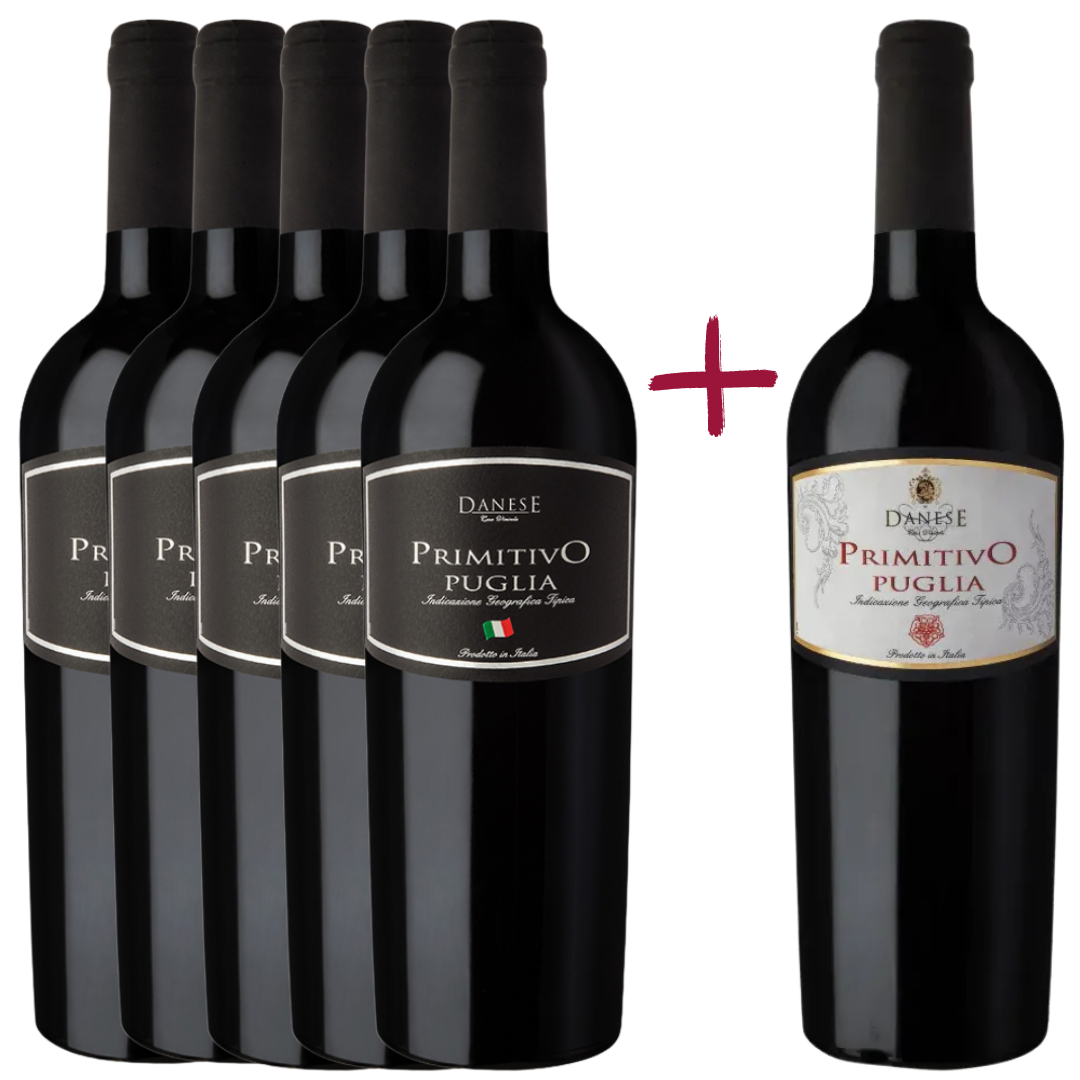 Primitivo Puglia I.G.T. Danese 5+1