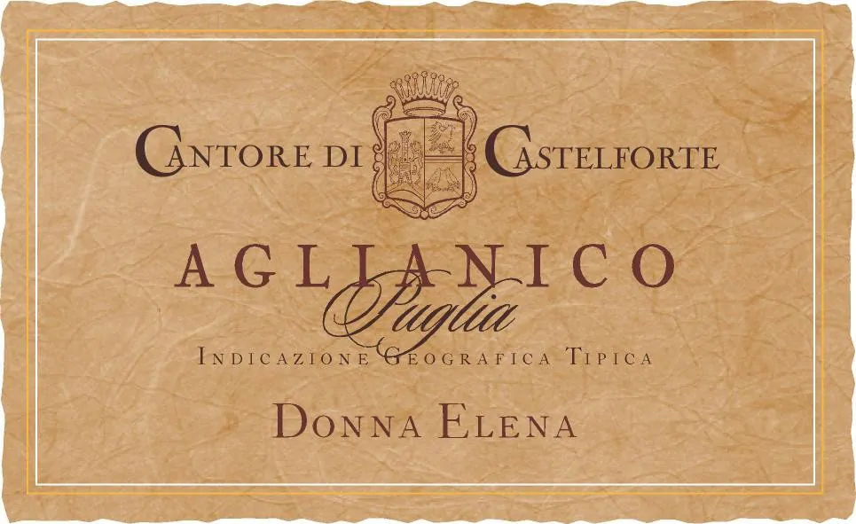 Aglianico Puglia I.G.T. Donna Elena Cantore di Castelforte