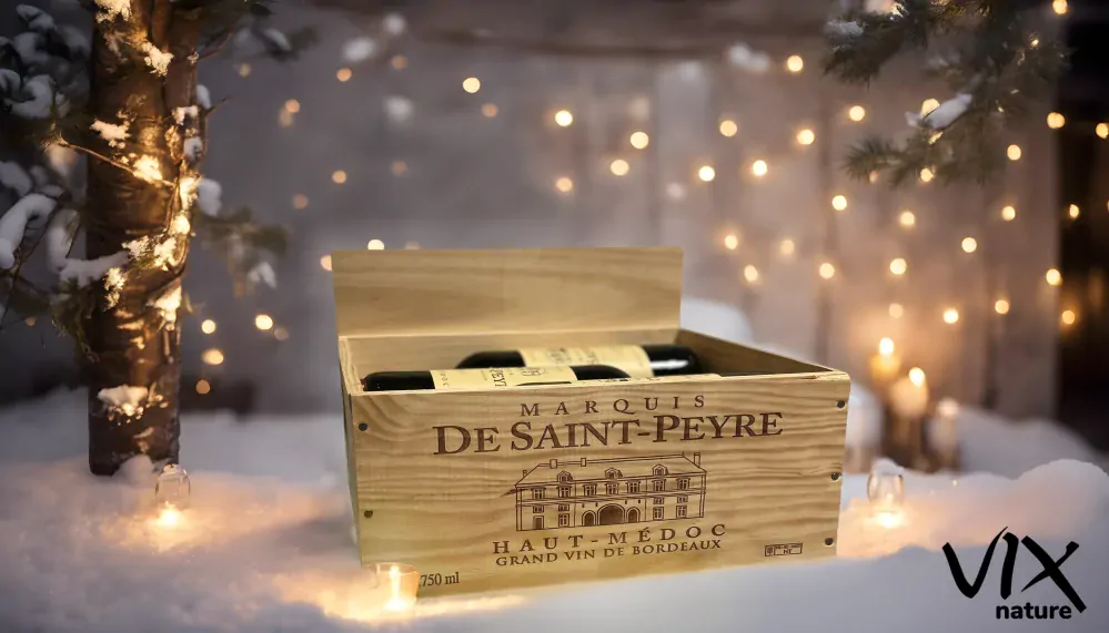 Haut Médoc A.O.C. Marquis De Saint-Peyre 5 + 1 + dárkové balení