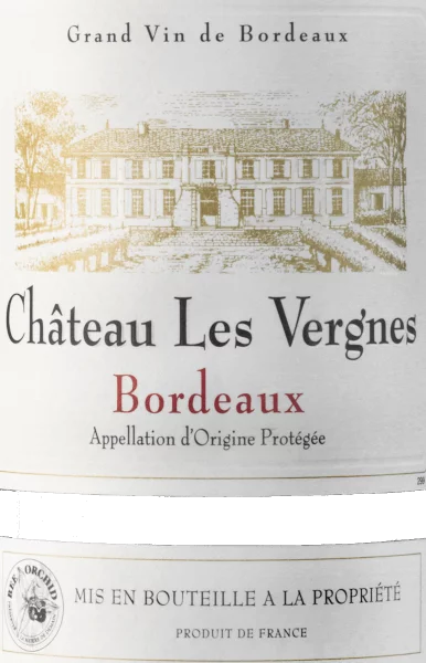Bordeaux Rouge AOC od Château Les Vergnes 