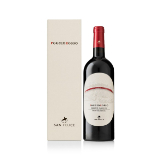 Dárkový box San Felice na 1 láhev Poggio Rosso