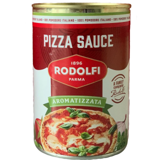 Pizza sauce aromatizzata Rodolfi SC plech - Ochucená omáčka na pizzu