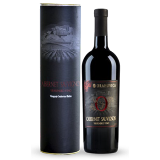 Dárkový Tubus Black Cabernet Sauvignon Premium vrhunski PP Orahovica