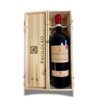 Primitivo di Manduria D.O.P. Passo del Cardinale Paololeo 3 l + dřevěný box