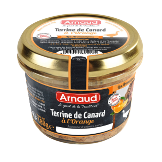 Arnaud Terrine de Canard á l´Orange 180 g. (Kachní terina s pomerančem)