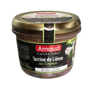 Arnaud Terrine de Lievre 180 g. (Terina ze Zajíce )