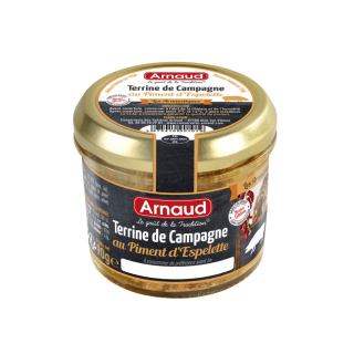 Arnaud Terrine de Campagne au Piment d´Espelette 90 g. (Sedlácká terina s Espellette)