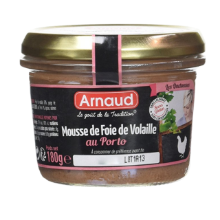Mousse de Foie de Volaille au Porto 180 gr. Paštika drůbeží s Portským)